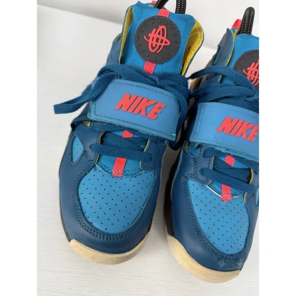 Nike Air Trainer Huarache Green Abyss Blue Lagoon‎ Size 5.5 Youth Shoes Sneakers